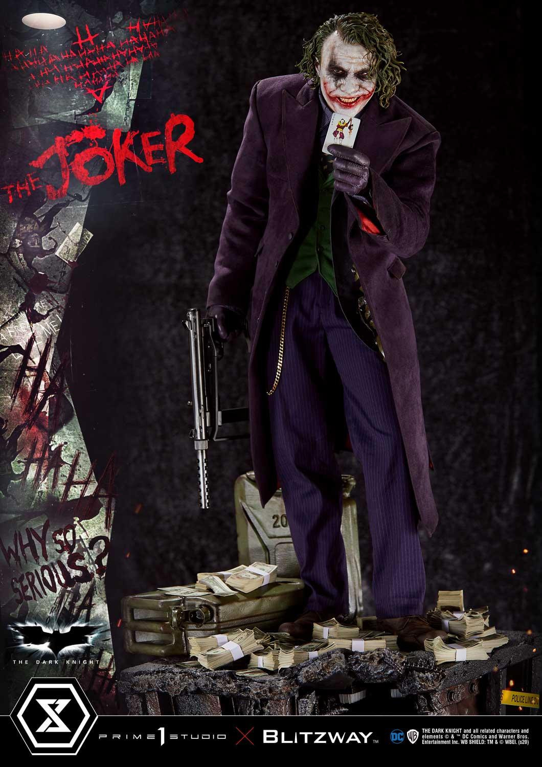 Prime 1 DC Comic Joker Dark Knight  Museum Masterline 1/3rd Scale Statue